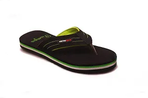 NA 01 PUMPA Slipper Ortho Care Orthopedic and Diabetic Super Fit Comfort Doctor Slipper, Dr. Slipper, Flip-Flop, Cushion, Slides and House Slipper for Men's and boys (Black Green, numeric_9)-thumb4