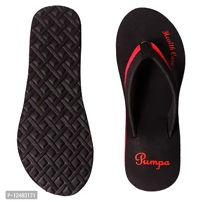 UA-03 Three layer PUMPA EXTRA SOFT Women's Care Orthopedic and Diabetic Flip flops and House Slippers for Women?s and Girl?s with Awesome look and comfort with three Layers-thumb4