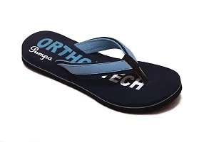 PUMPA EXTRA SOFT Women's Ortho Care Orthopedic and Diabetic Super Comfort Dr Sliders Flip flops and House Slippers for Women?s and Girl?s with Elegant look and comfort (Blue black, numeric_8)-thumb3