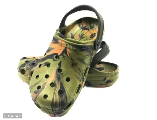 Cr 02 Militry Printed Clogs for Mens and Boys (MHD, Numeric_9)