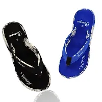 Luxurious Soft Ortho Slippers for Girls, Ladies, and Women - Unmatched Comfort and Style 2 PAIRS COMBO-thumb2