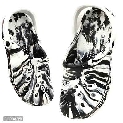 Stylish White, Black, and Multi-Colour Clogs for Ultimate Comfort and Chic Style clogs 04 white blk-thumb3
