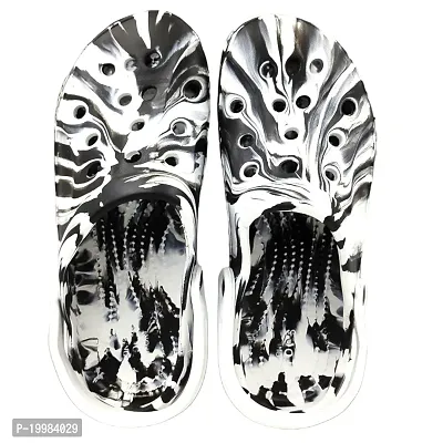 Stylish White, Black, and Multi-Colour Clogs for Ultimate Comfort and Chic Style clogs 04 white blk-thumb5