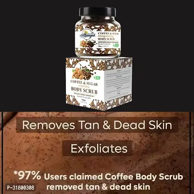 Coffee And Sugar Body Scrub For Tan Removal 100gm-thumb2