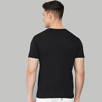 Black Round Neck T-Shirt-thumb1