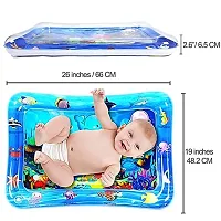 Tiny Souls Baby Kids Water Play Mat Toys Inflatable Tummy Time Leakproof Water Play Mat, Fun Activity Play Center Indoor and Outdoor Water Play Mat for Baby-thumb4