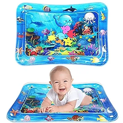 Tiny Souls Baby Kids Water Play Mat Toys Inflatable Tummy Time Leakproof Water Play Mat, Fun Activity Play Center Indoor and Outdoor Water Play Mat for Baby