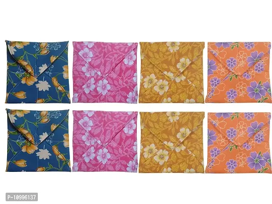 SSDN? Cotton Roti Cover/Chapati Cover/Traditional Roti Rumals (Assorted Color  Design) - Set of 8, Square-thumb4