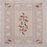 SSDN Designer Centre Table Cover (Floral Brown) (Centre Table Cover)-thumb1
