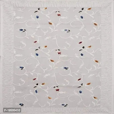 SSDN Designer Centre Table Cover (White Leaf) (Centre Table Cover)-thumb3