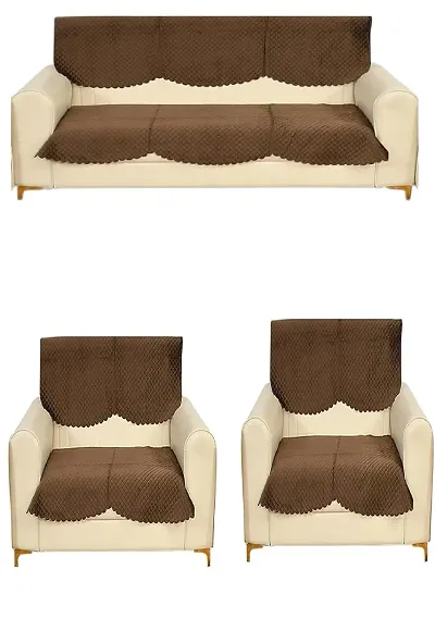 Fancy Velvet Sofa Cover 7 Seater Sofa Covers Set - 14 Pieces