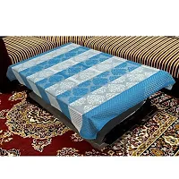 SSDN? Designer 4 Seater Center Table Cover(40X60) New Lily (Aqua)-thumb3