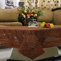 SSDN Designer Centre Table Cover (KURESHIYA Brown) (Centre Table Cover)-thumb1