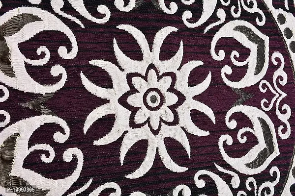 SSDN? Velvet Touch Living Room Carpet| Bedroom Carpet |Hall Carpet |Area Rug| Tapestry| Durries| Drawing Room Abstract Chenille Carpet -|60 inch x 84 inch |5 Feet x 7 Feet (Purple)-thumb3