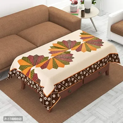 SSDN Designer Centre Table Cover (Printed Maroon) (Centre Table Cover)