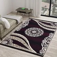 SSDN? Velvet Touch Living Room Carpet| Bedroom Carpet |Hall Carpet |Area Rug| Tapestry| Durries| Drawing Room Abstract Chenille Carpet -|60 inch x 84 inch |5 Feet x 7 Feet (Purple)-thumb4