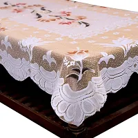 SSDN Designer Dining Table Cover (Floral Cream)-thumb1