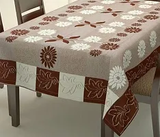 SSDN Designer Dining Table Cover (Chicago Brown)-thumb1