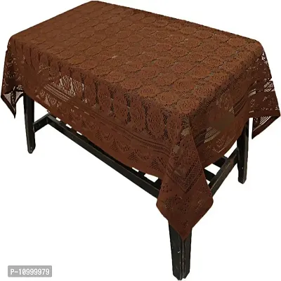 SSDN Designer Centre Table Cover (KURESHIYA Brown) (Centre Table Cover)-thumb0