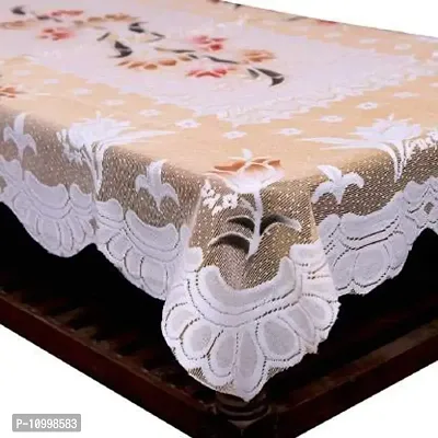 SSDN Designer Centre Table Cover (Floral Cream)(Centre Table Cover)