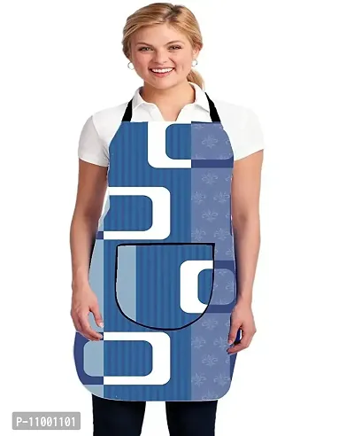 SSDN Pure Cotton Water Proof Unisex Chef Cooking Apron with Pocket (Blue)