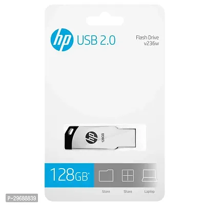 Hp V236 W 128 Gb Usb 2.0 Pendrive-thumb0