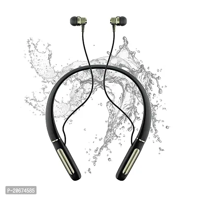 nbsp;In-Ear Bluetooth 5.0 Wireless Neckband with Mic 10mm Drivers Magnetic Earbuds Voice Assistant Dual Pairing and IPX4 Water-Resistance