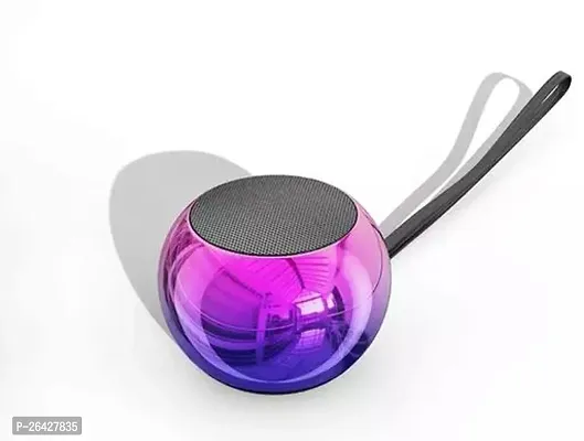 Bluetooth Mini Smart Speaker,4D Stereo HQ Sound , Shiney Metal Body, Small But Very Loud Multi Color Mini Boost-thumb0