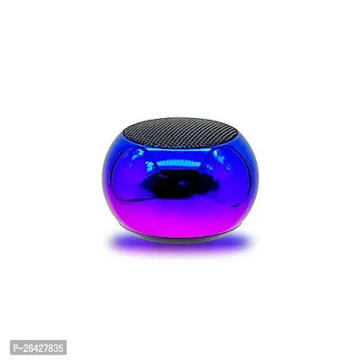 Bluetooth Mini Smart Speaker,4D Stereo HQ Sound , Shiney Metal Body, Small But Very Loud Multi Color Mini Boost-thumb3