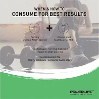 PowerLift Weight Gainer with Shaker (500gm Chocolate) 390K Energy, 76G Carbs| High Protein  High Calorie Protein Powder for weight gain men and women use | Raw Whey from USA | With Digezyme-thumb2