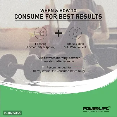 PowerLift Weight Gainer with Shaker (500gm Chocolate) 390K Energy, 76G Carbs| High Protein  High Calorie Protein Powder for weight gain men and women use | Raw Whey from USA | With Digezyme-thumb3