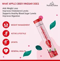 NutraChoice Apple Cider Vinegar 90 Effervescent Tablet (Pack of 6) with mother for weight loss, Added Vit B6, B12  Pomegranate Extract, Weight management  Gut Health-thumb4