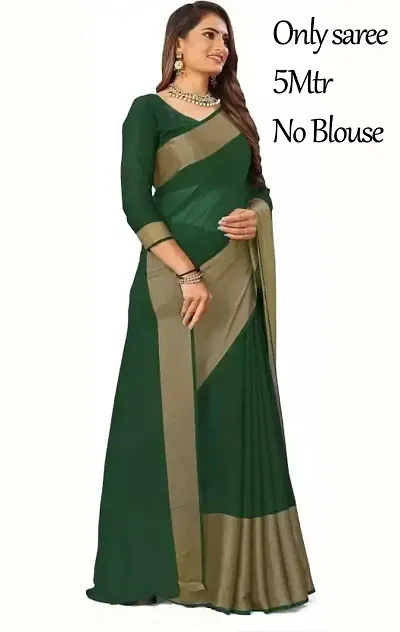 Trending Chiffon Saree with Blouse piece 