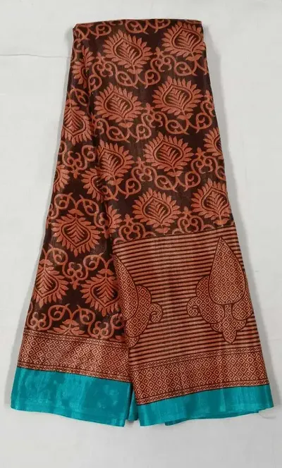 Must Have Cotton Blend Saree with Blouse piece 