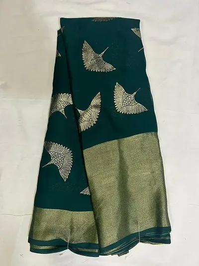 Must Have Chiffon Saree with Blouse piece 