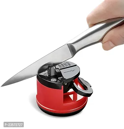 Mini Knife Sharpener, Pocket Knife Sharpeners with Suction Base Suitable for All Blade Types-thumb0