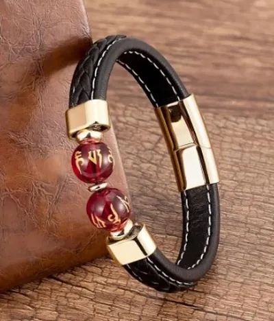 Contemporary Leather Bracelets For Men And Boys