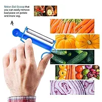 Plastic Vegetable And Fruit Peeler, Multicolour-thumb3