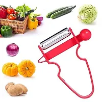 Plastic Vegetable And Fruit Peeler, Multicolour-thumb2