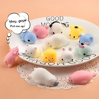 KUUQA 5 Pcs Kawaii Mochi Squishy Toys Squishies Animal Cat Panda Unicorn Mini Soft Squeeze Stress Relief Squishies Balls Toys Cute Birthday Party Favours Bags Gifts for Kids Adults, Multicolor-thumb2