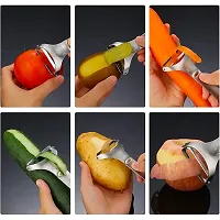 Top Chef Pro Peeler for Vegetables and Fruits, Razor-Sharp, Ultra-Thin and Lighweight, 304 Food Grade Stainless Steel (Pro)-thumb1