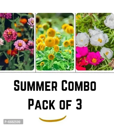 Summer Flowers Seed -Pack Of 3-thumb0