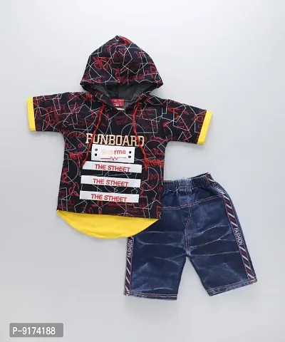 Fancy Cotton Blend Clothing Sets For Baby Boy