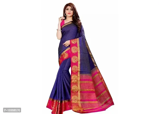 Beautiful Art Silk Saree With Blouse Piece For Women