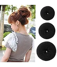 Datar Enterprises hair accessories set of 12 / hair styling kit 3pcs Donut different size-4pcs DIY Kit-3 pcs volumizer base and 2 pcs base puff-thumb1