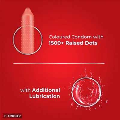 Skore Not Out Climax Delay with 1500+ Raised Dots Condoms (30 S)-thumb4