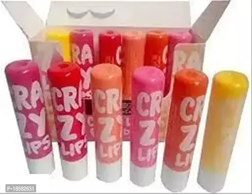 Rakish Crazy Lip Balm Multi 48 Gm, Pack Of 12