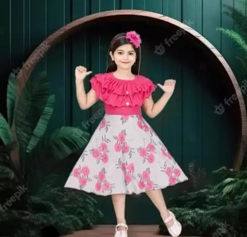 Elegant Blend Frocks For Girls