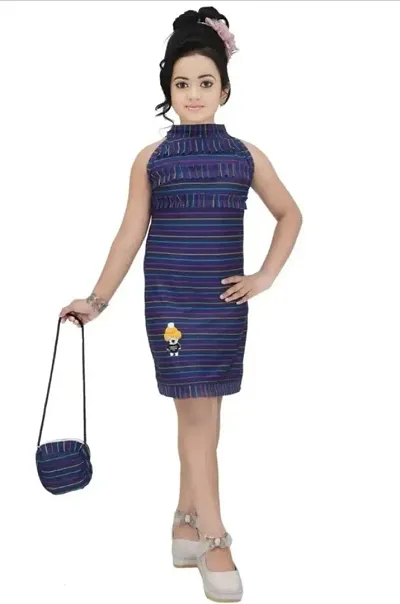 Partywear Sequenced Dress for Girls