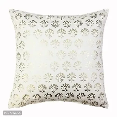 Buti Pattern Golden Foil Printed Cushion Cover